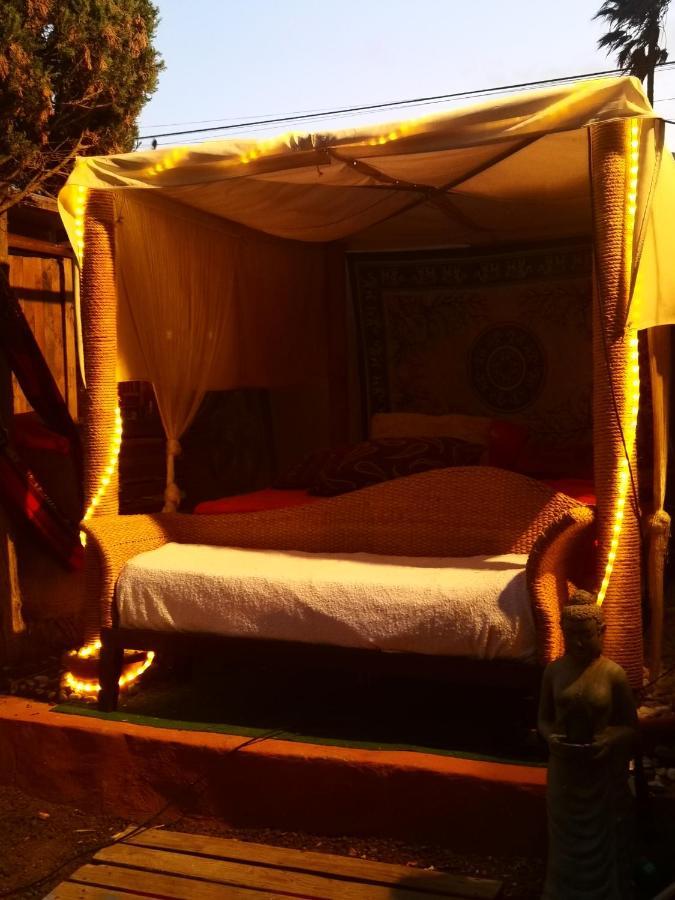 Flor De Loto Romantic Woodhouse Casita Camping Aguatona Buitenkant foto